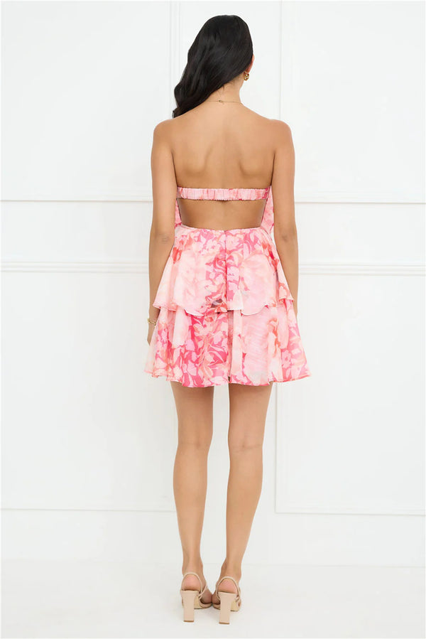 Icon In The Making Strapless Mini Dress