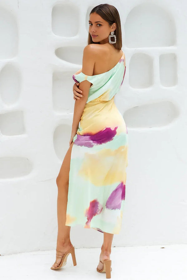 Talk To Me Midi Dress Multi